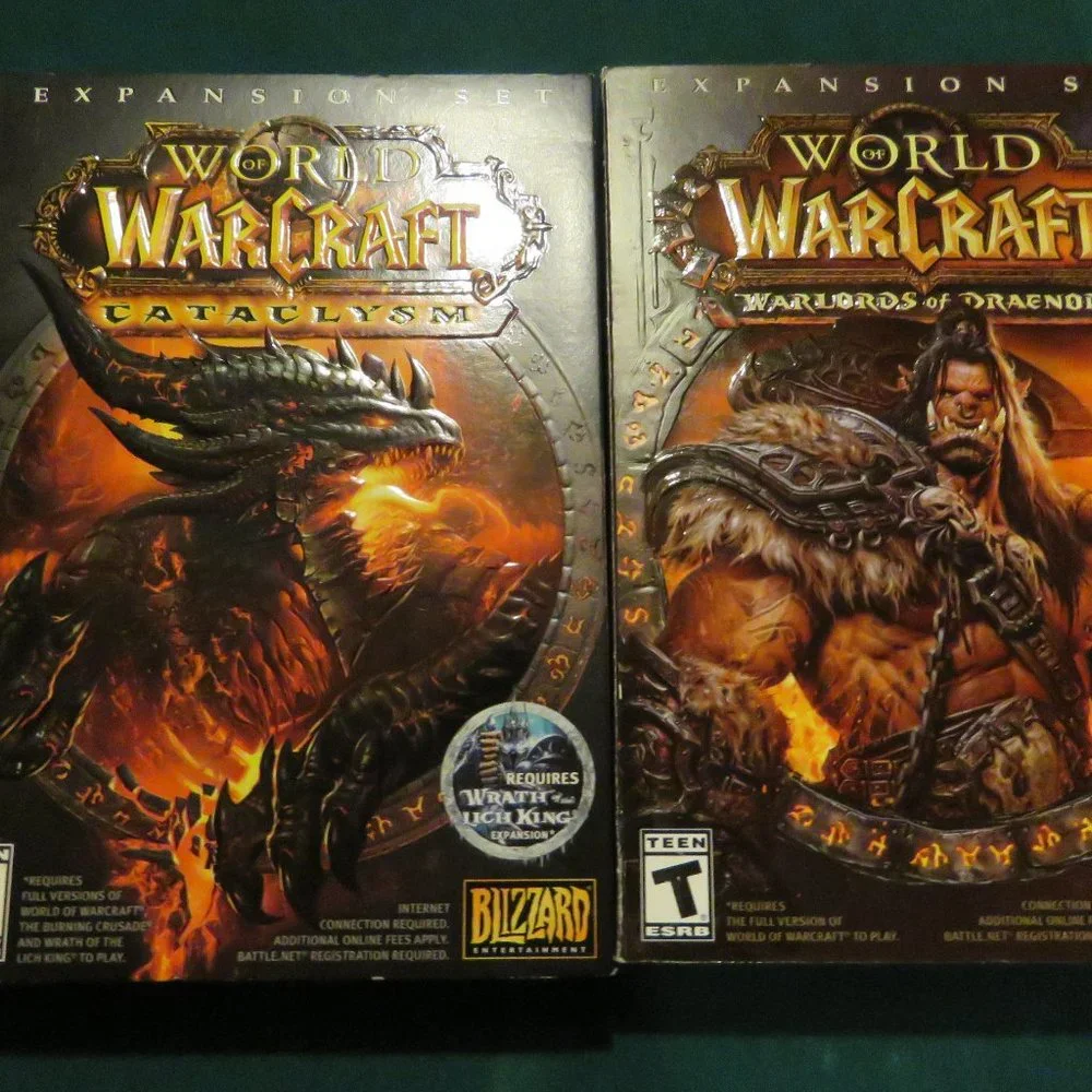 World Of Warcraft Base Game And 3 Expansions